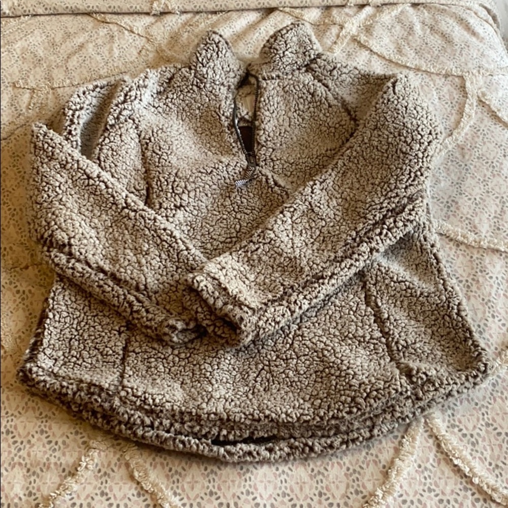 Cozy Sherpa pullover